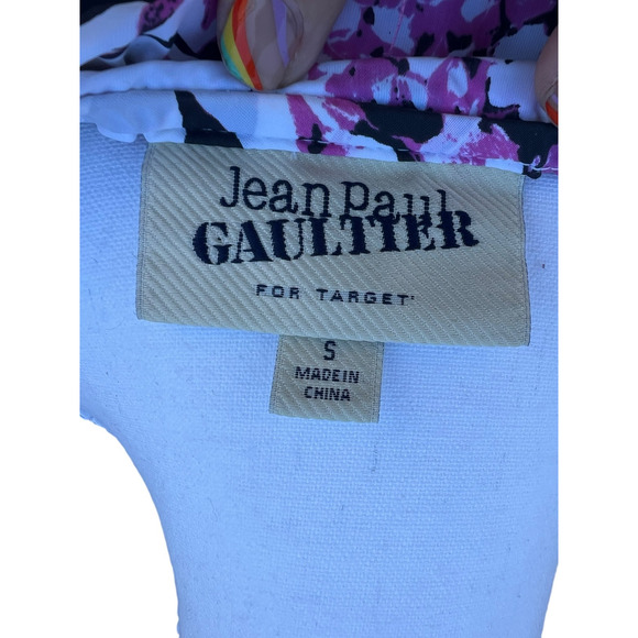 Jean Paul Gaultier for Target Shirt Ruffle Dress With Pocket Floral Size Small - Picture 7 of 12